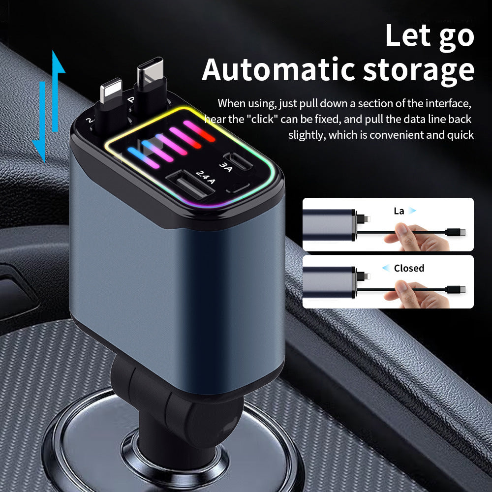 Torqivo ChargeVent™ — 66W PD Fast-Charging Car Phone Mount with Ambient Lighting