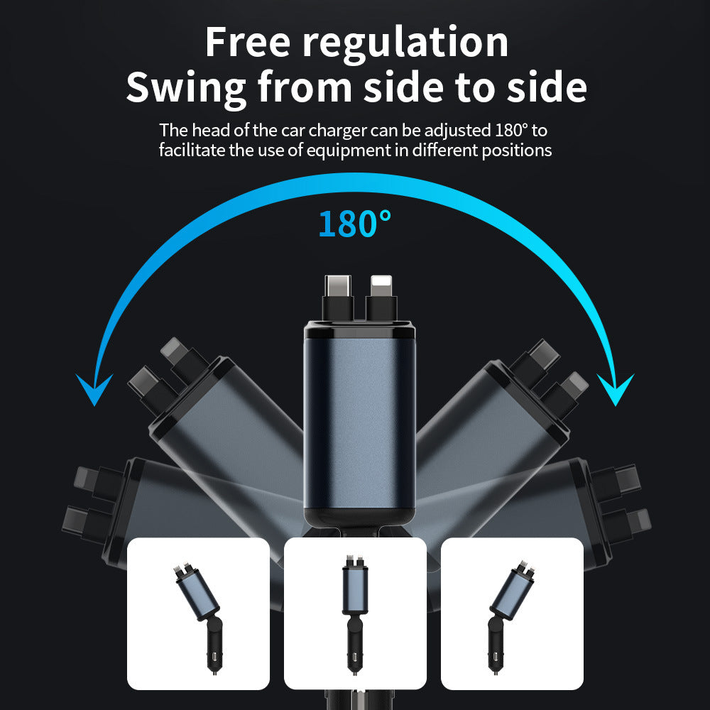 Torqivo ChargeVent™ — 66W PD Fast-Charging Car Phone Mount with Ambient Lighting